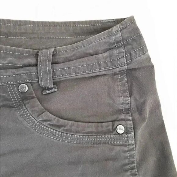 Kuhl Born In The Mountains Cotton Blend Pockets Low Rise Gray Womens Shorts SZ 2 - Picture 4 of 10